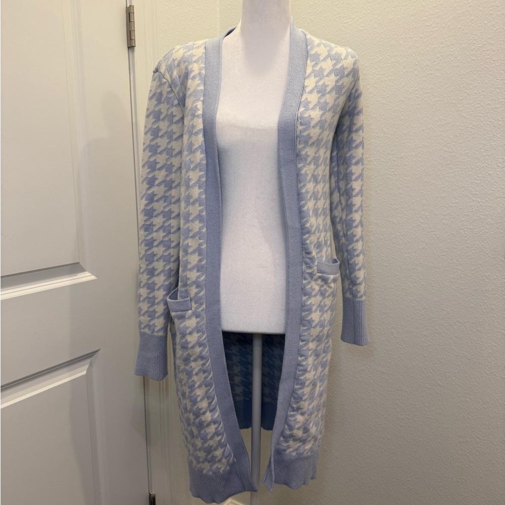 Express Light Blue Duster Cartigan